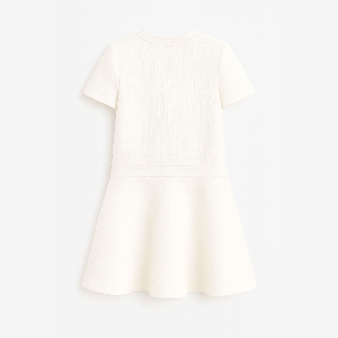 Mia O-Neck Summer Mini Dress