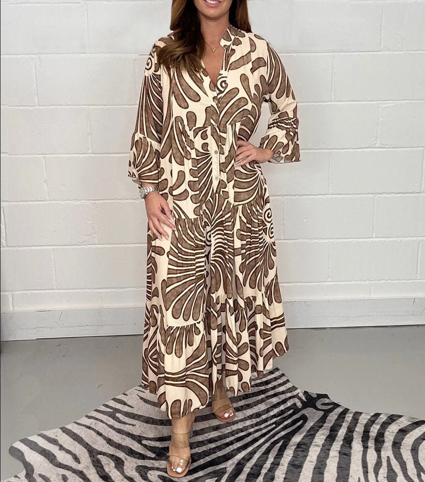 Giada Grace Print Dress
