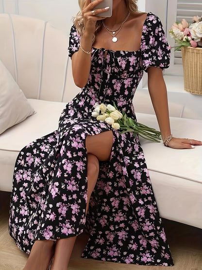 Arielle Floral A-Line Dress