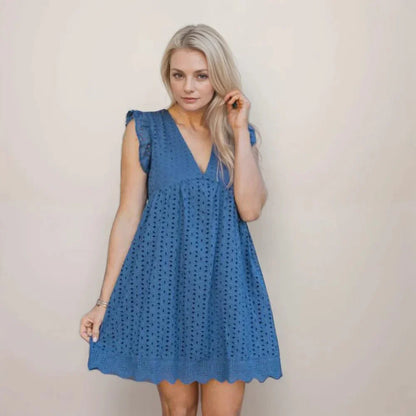 Solana Summer Dress with Built-In Shorts