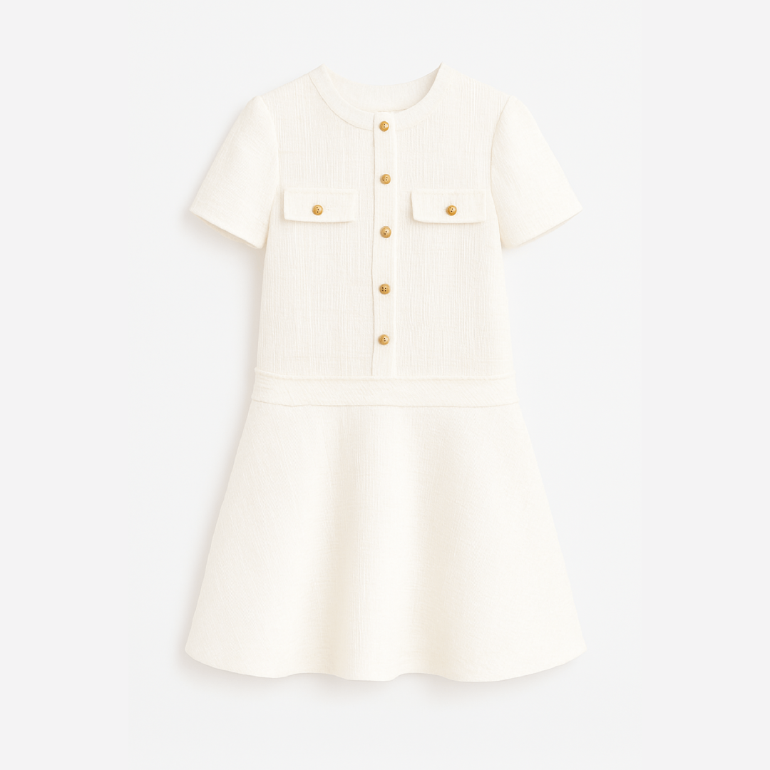 Mia O-Neck Summer Mini Dress