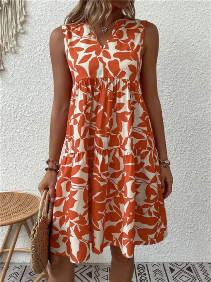 Isla Floral A-Line Maxi Dress
