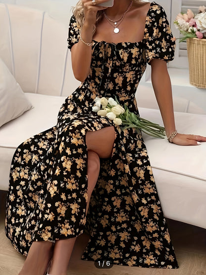 Arielle Floral A-Line Dress