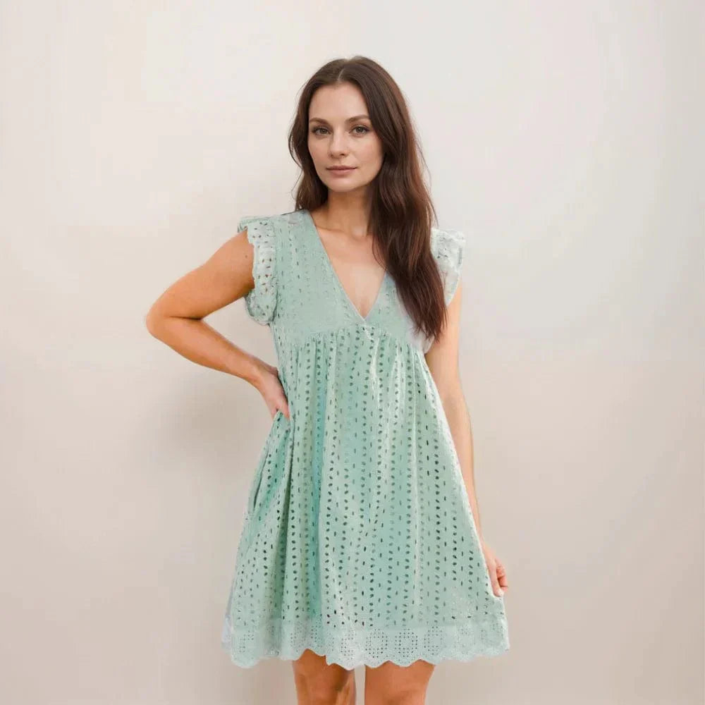 Solana Summer Dress with Built-In Shorts