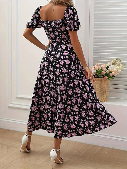 Arielle Floral A-Line Dress