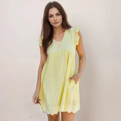 Solana Summer Dress with Built-In Shorts