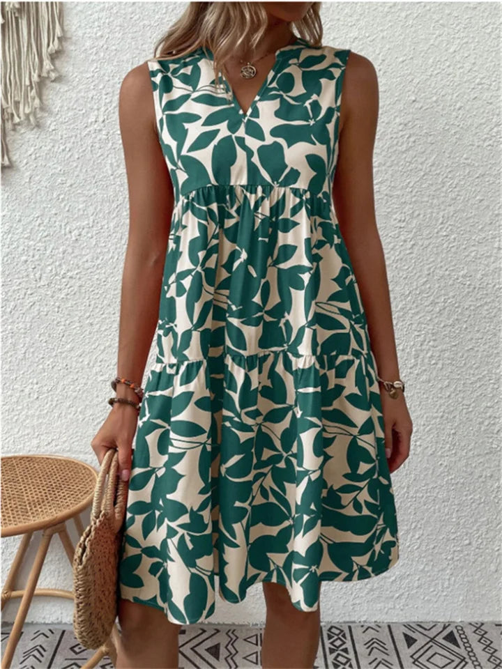 Isla Floral A-Line Maxi Dress