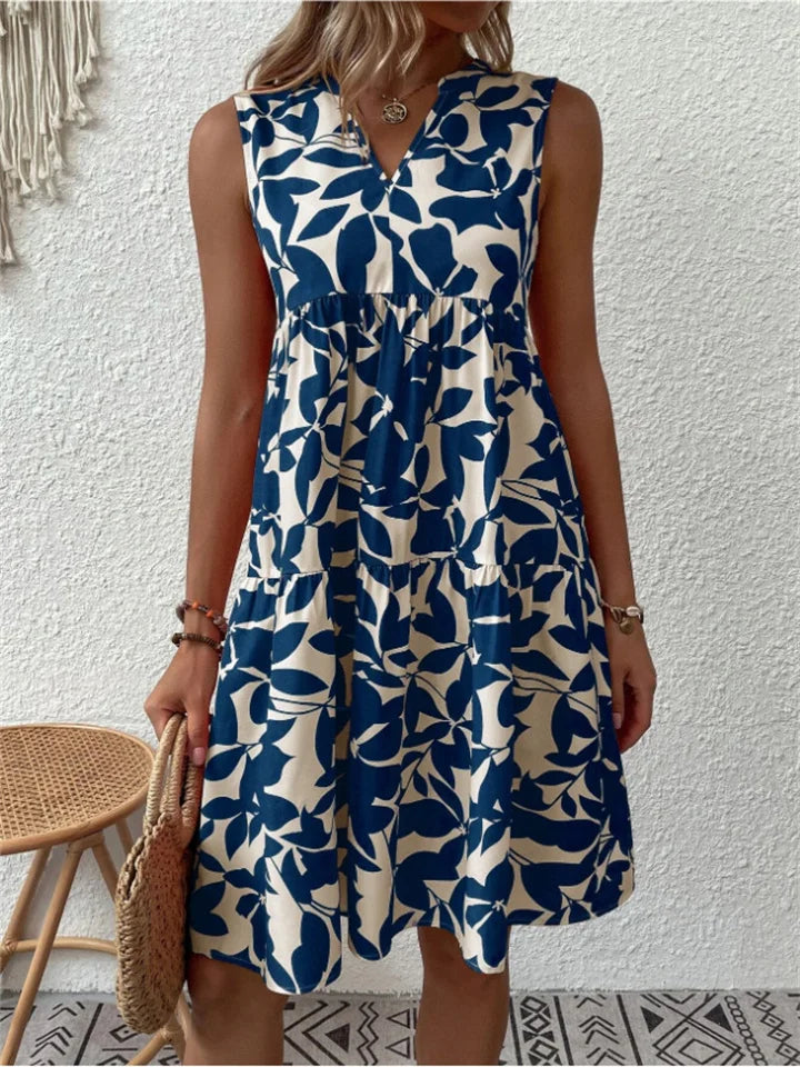 Isla Floral A-Line Maxi Dress