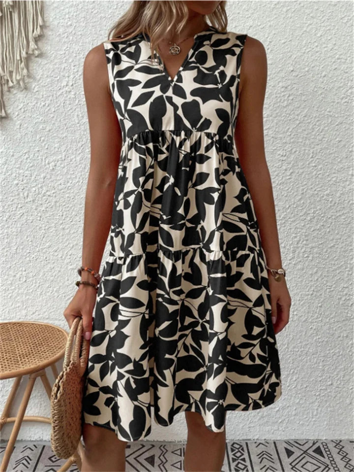 Isla Floral A-Line Maxi Dress