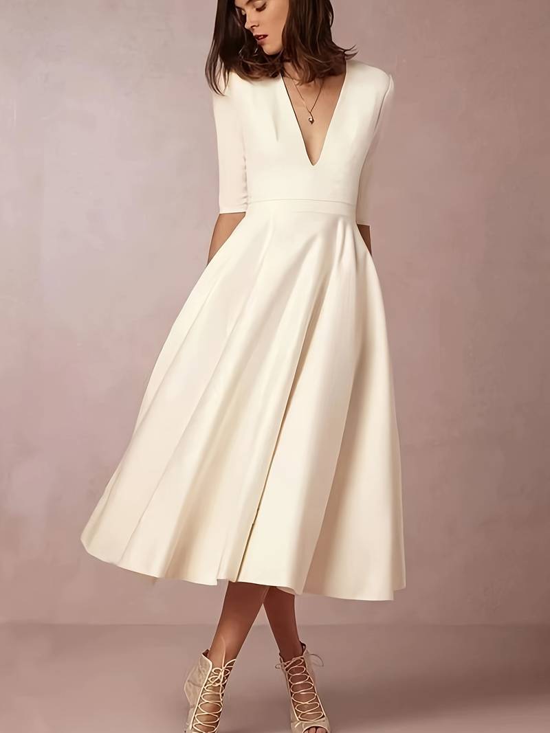 Celeste Cotton Blend Summer Dress