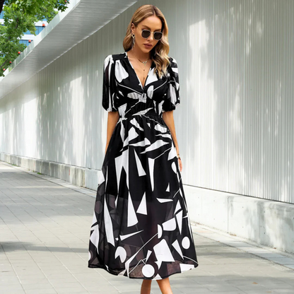 Florence Puff Sleeve Floral Dress