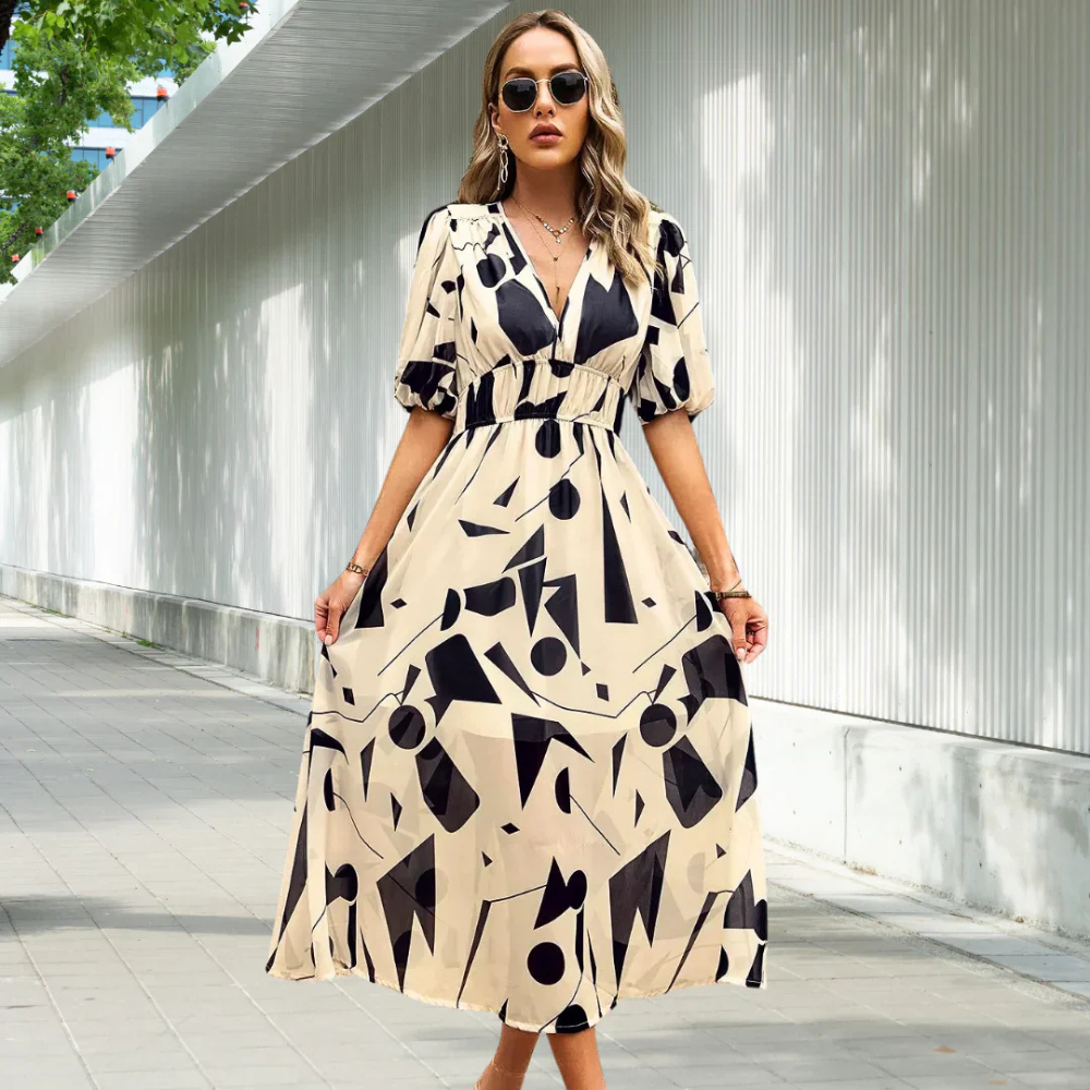 Florence Puff Sleeve Floral Dress