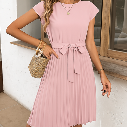Luna Pleated Mini Dress