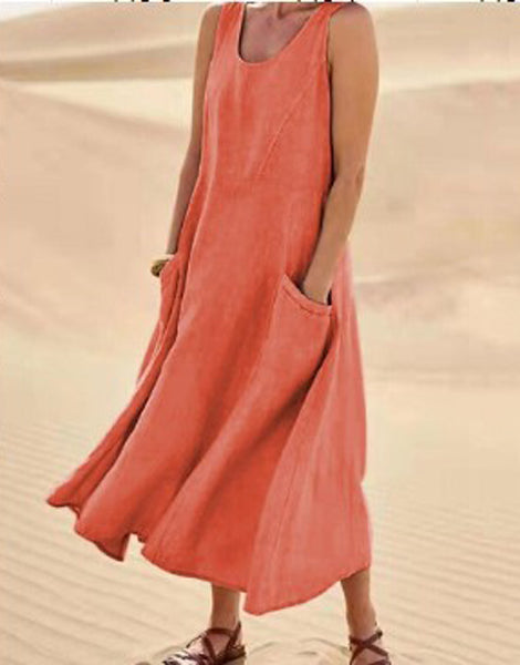 Nina Cotton Pocket Dress
