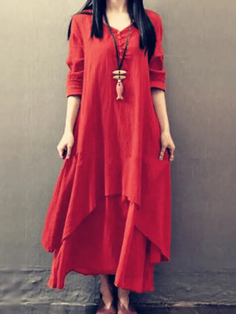 Maeve Bohemian Layered Dress