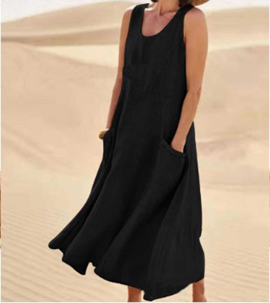 Nina Cotton Pocket Dress