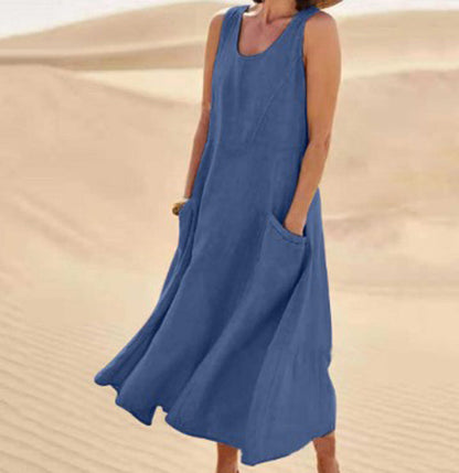 Nina Cotton Pocket Dress