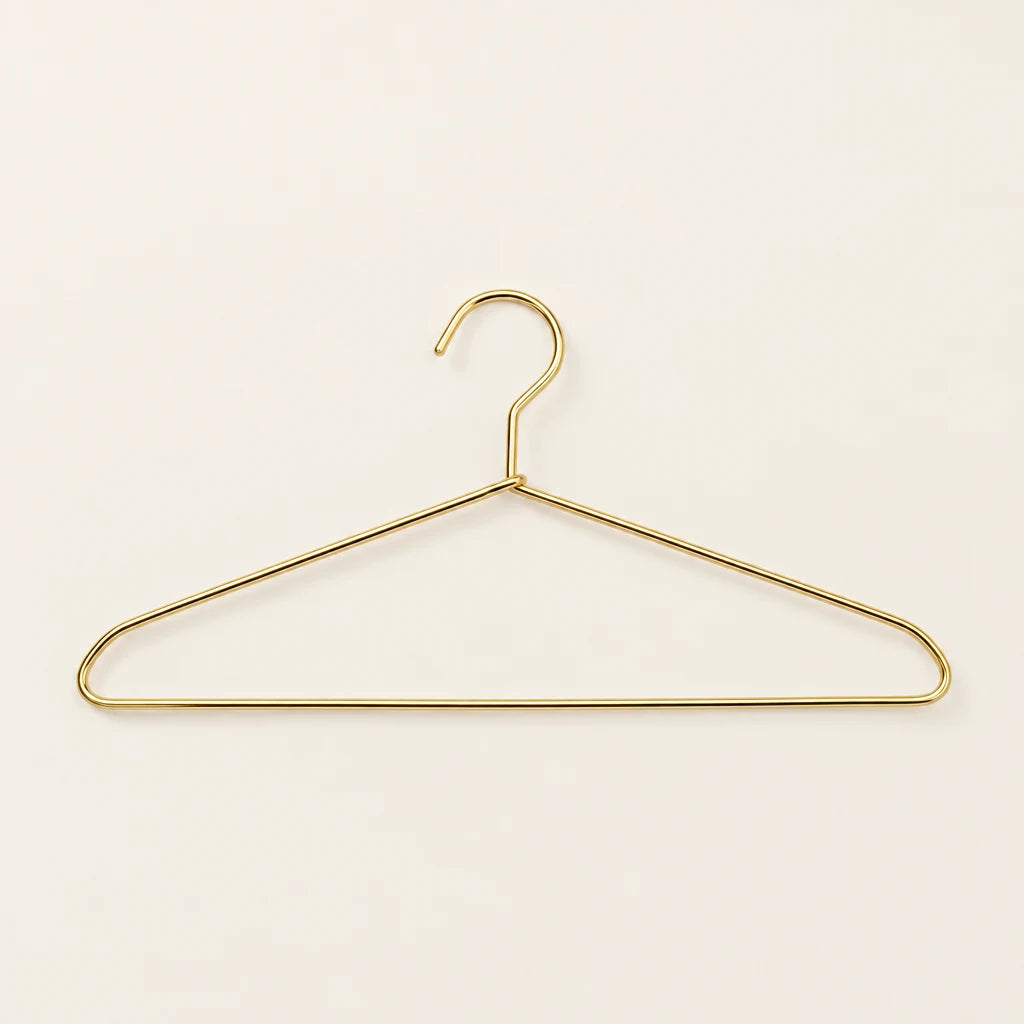Cintre métal premium Coreji — or lisse