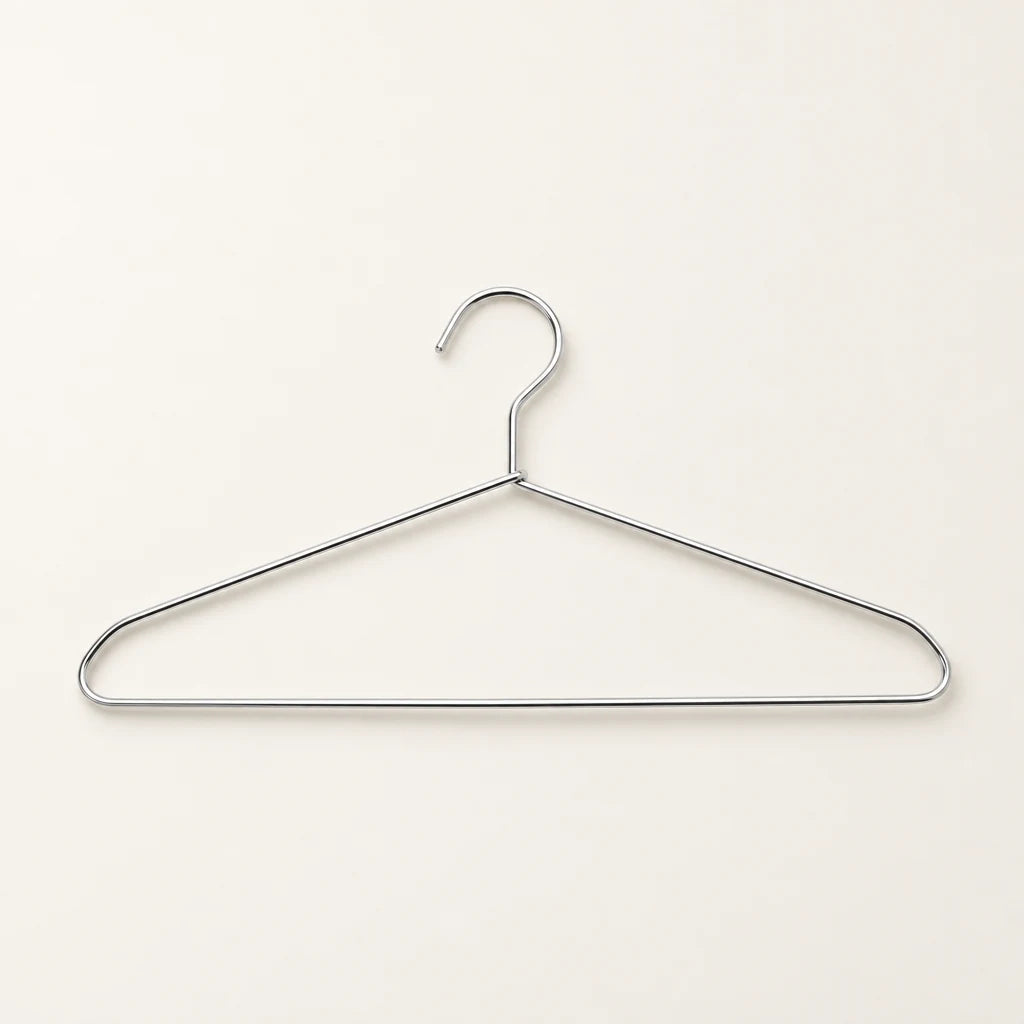 Cintre métal premium Coreji — argent lisse