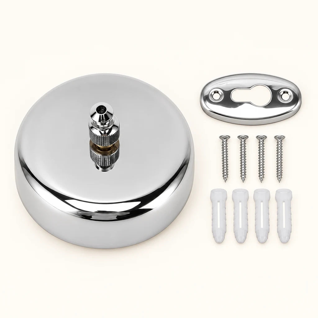 Corde à linge rétractable Coreji en inox 304 — kit de fixation