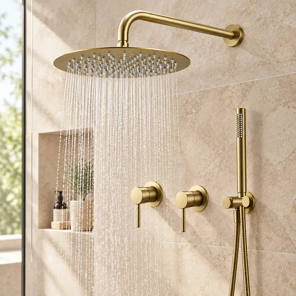 Ensemble de douche mural Coreji dans une salle de bain