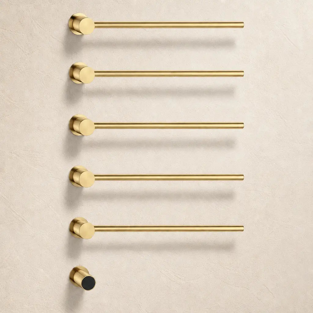 Sèche-serviettes encastrable Coreji or brossé 5 barres