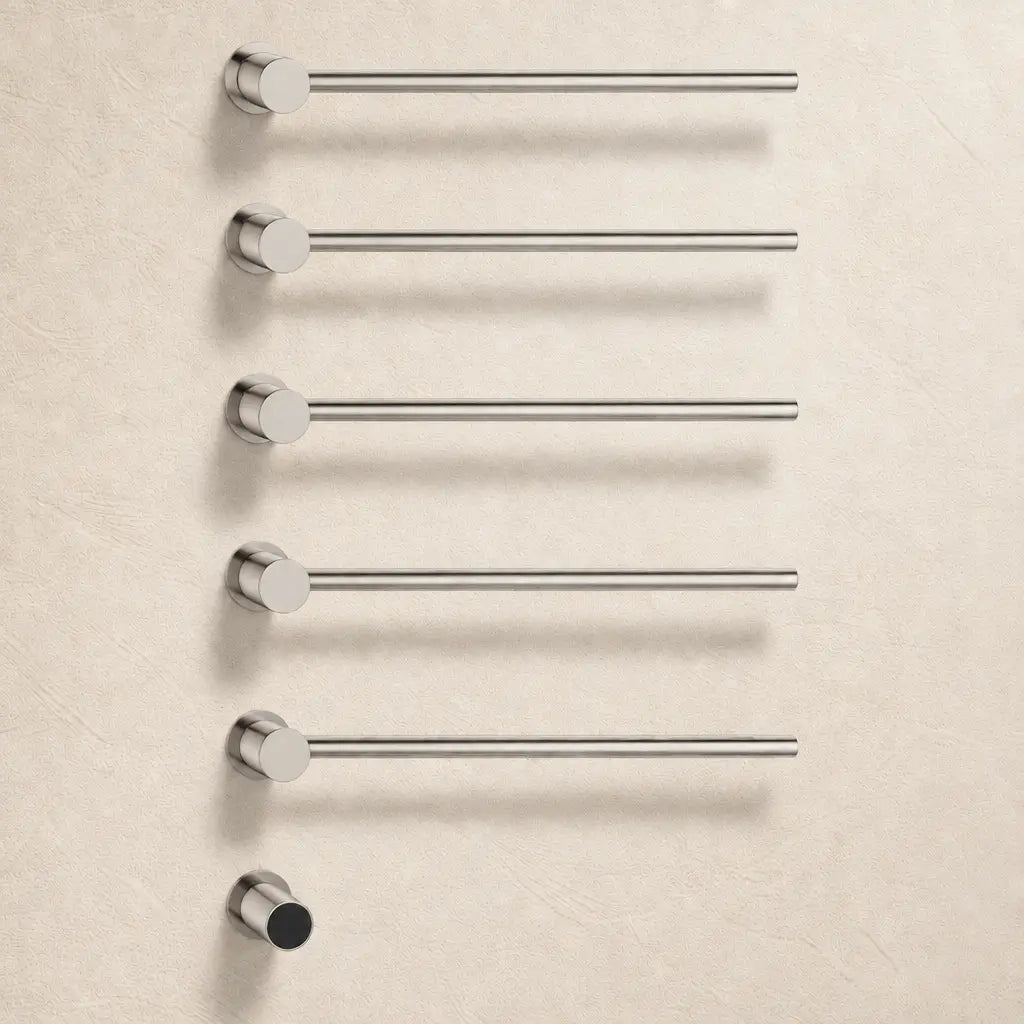 Sèche-serviettes encastrable Coreji nickel brossé 5 barres