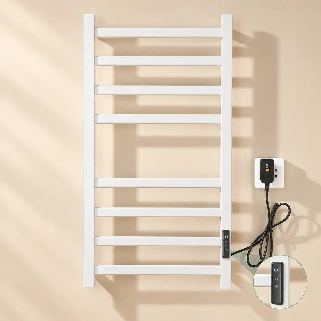 Sèche-serviettes électrique Coreji 43 × 80 cm – blanc
