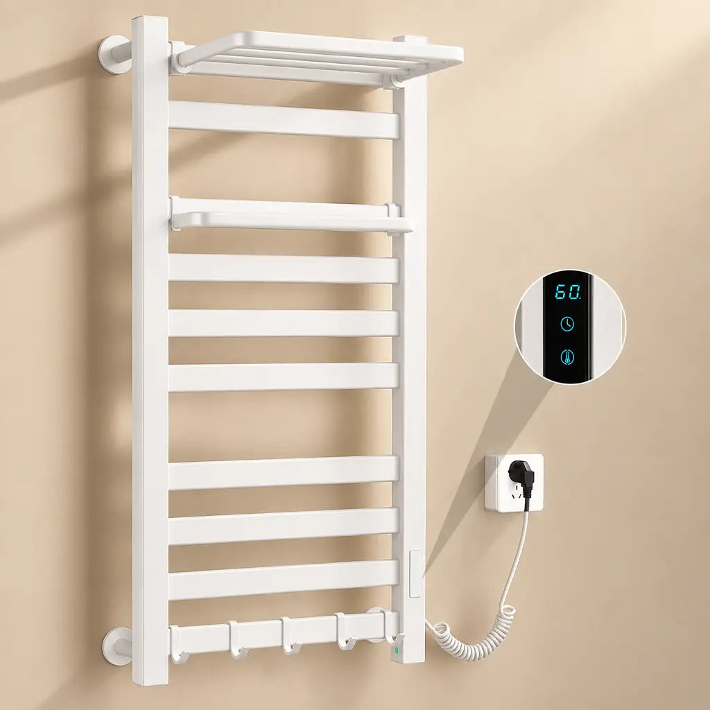 Sèche-serviettes électrique Coreji modèle A – blanc