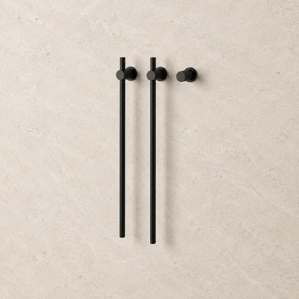 Sèche-serviettes Coreji STÈLE noir mat 2 barres