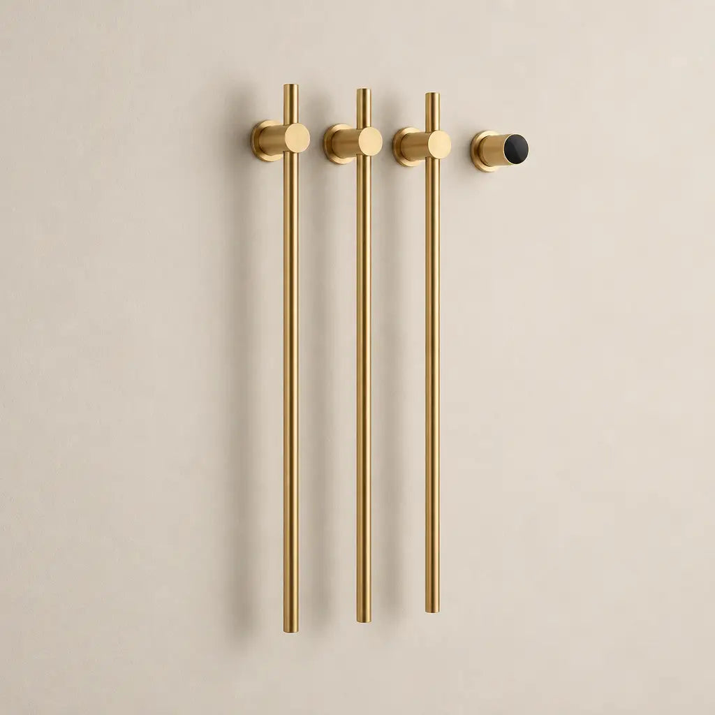 Détail de la commande du sèche-serviettes vertical Coreji STÈLE