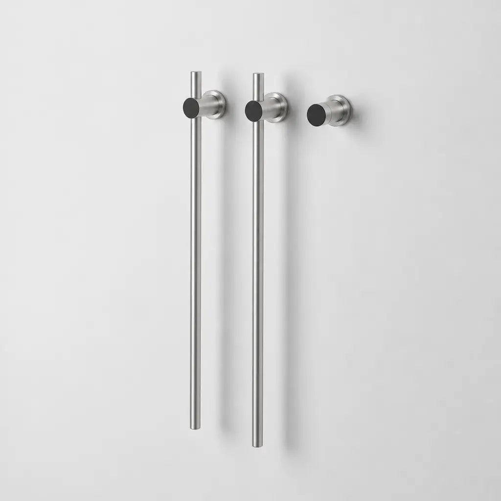 Sèche-serviettes Coreji STÈLE argent brossé 2 barres
