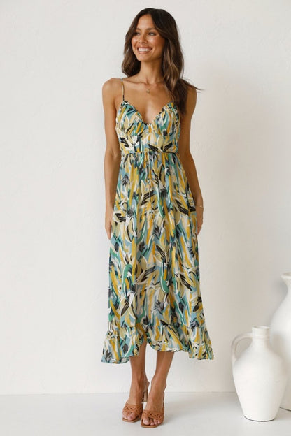 Vera Printed Midi Dress