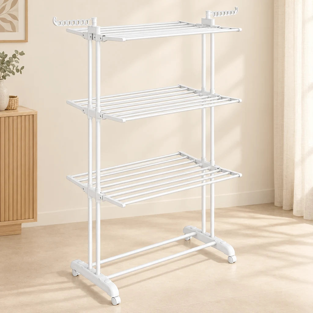 Étendoir tour Coreji 4 niveaux — coloris blanc