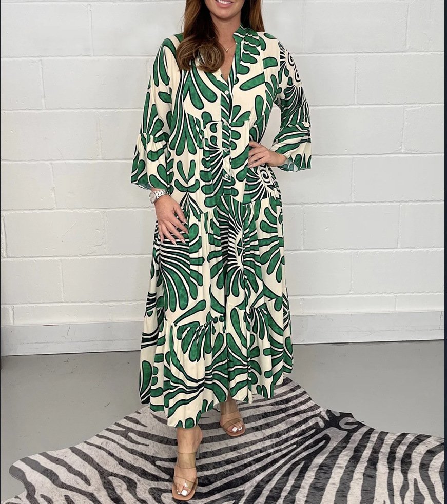 Giada Grace Print Dress