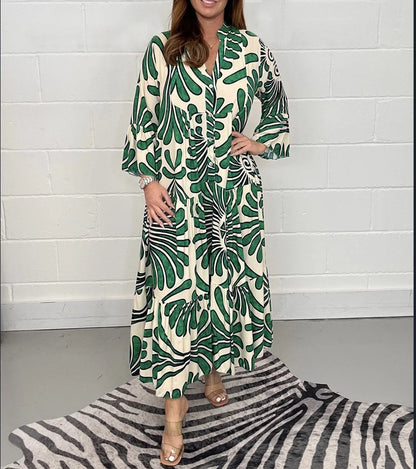 Giada Grace Print Dress