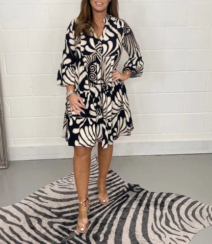 Giada Grace Print Dress