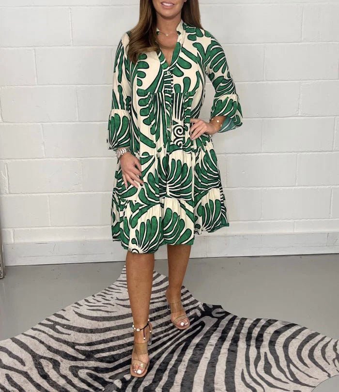 Giada Grace Print Dress
