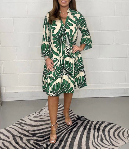 Giada Grace Print Dress