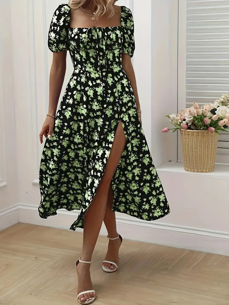 Arielle Floral A-Line Dress