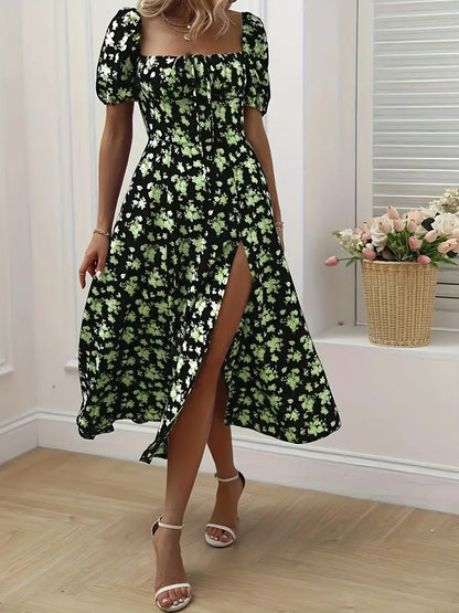 Arielle Floral A-Line Dress