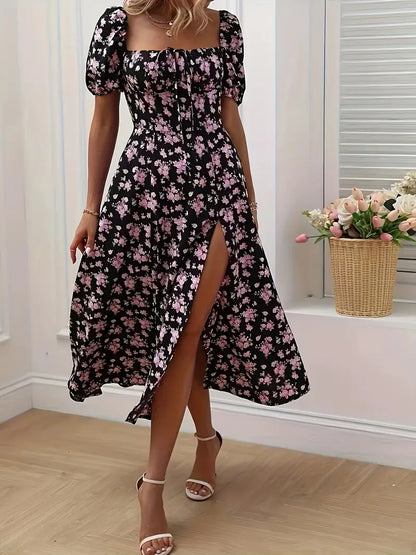 Arielle Floral A-Line Dress