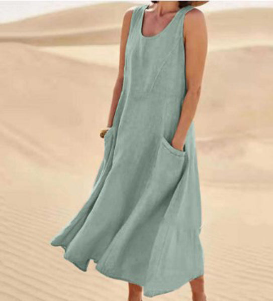 Nina Cotton Pocket Dress