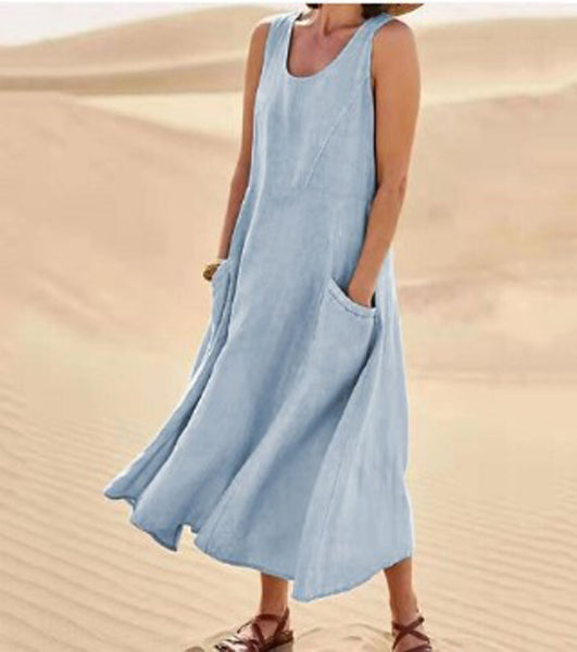 Nina Cotton Pocket Dress