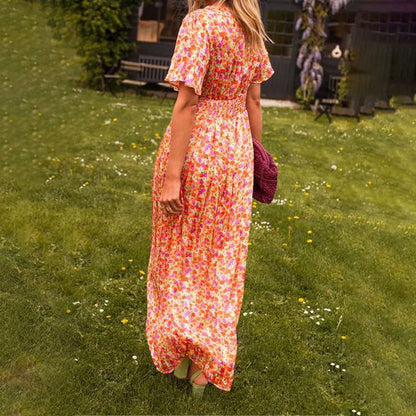 Soleil Airy V-Neck Dress