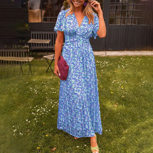 Soleil Airy V-Neck Dress