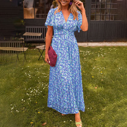 Soleil Airy V-Neck Dress