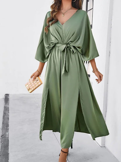 Valentina V-Neck Occasion Dress