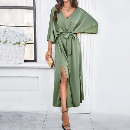 Valentina V-Neck Occasion Dress
