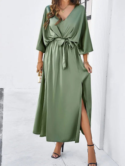 Valentina V-Neck Occasion Dress